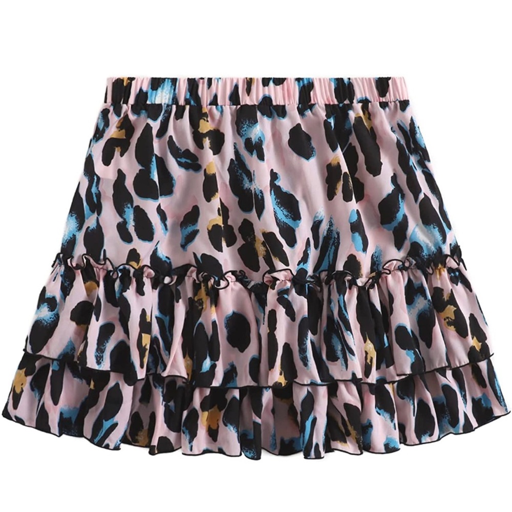 Leopard skirt